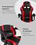 Кресло спортивное TopChairs Commander черно-красный
